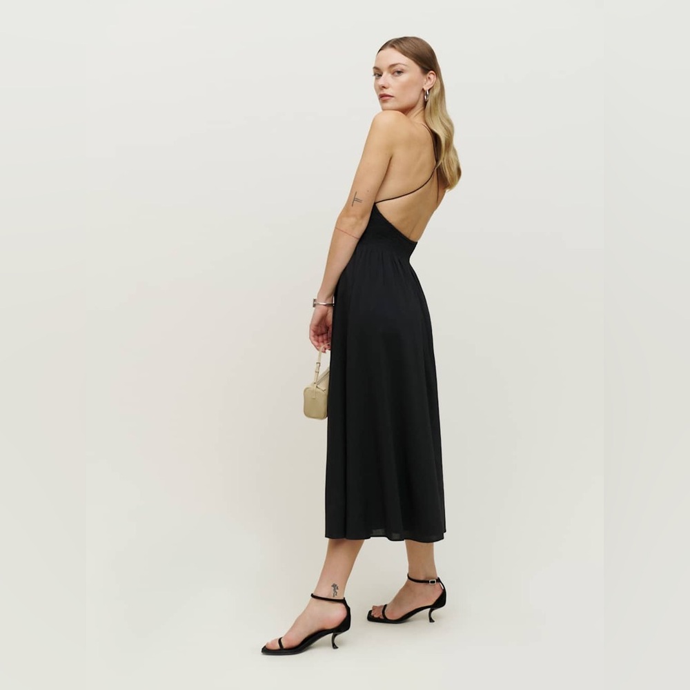 🐈‍⬛ (Wore 3 times) Reformation Jaime Dress Black - Size XS